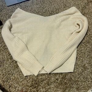 Off the shoulder long sleeve